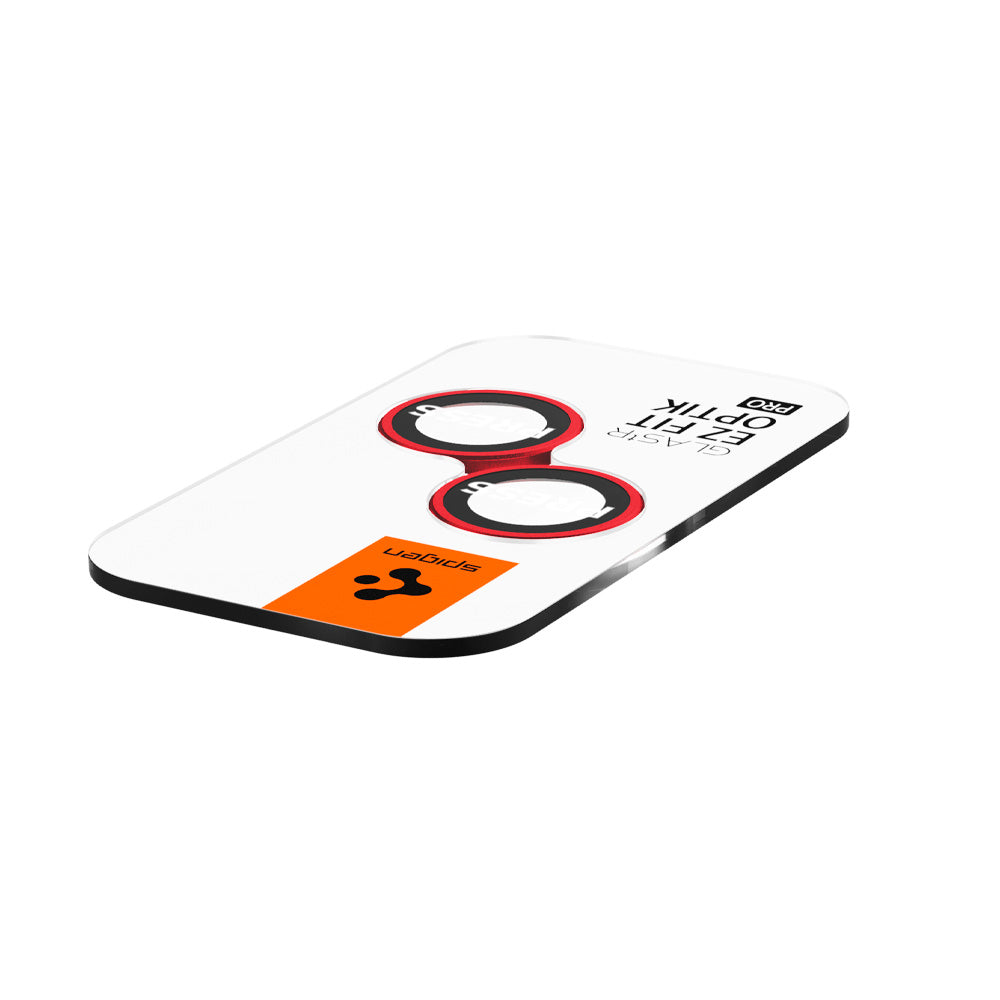 Spigen Glass EZ Fit Optik Pro 2 Pack, red - iPhone 14/14 Plus