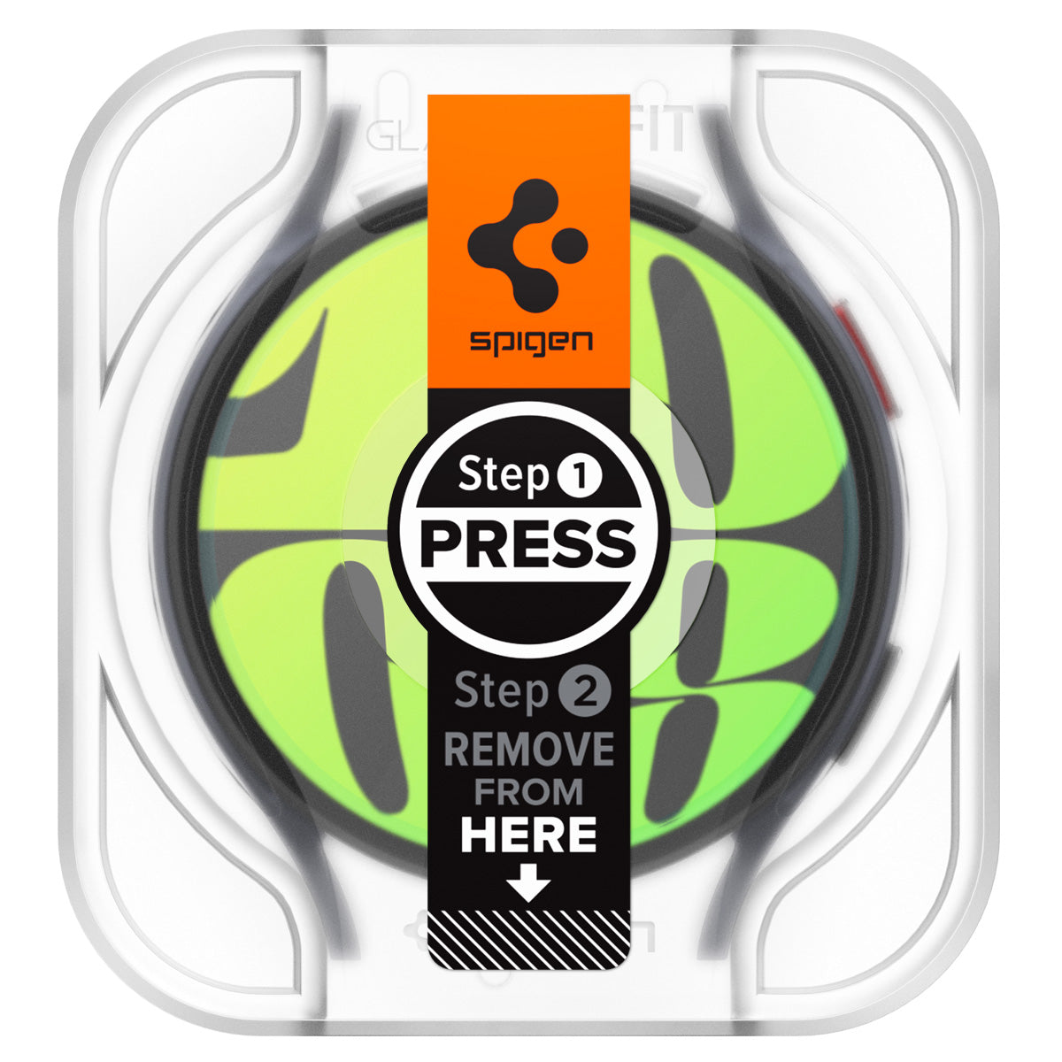 Spigen Glass tR EZ Fit 2 Pack - Samsung Galaxy Watch6 44mm