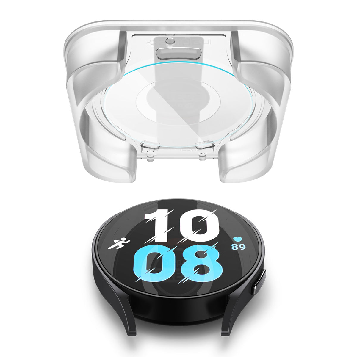 Spigen Glass tR EZ Fit 2 Pack - Samsung Galaxy Watch6 40mm