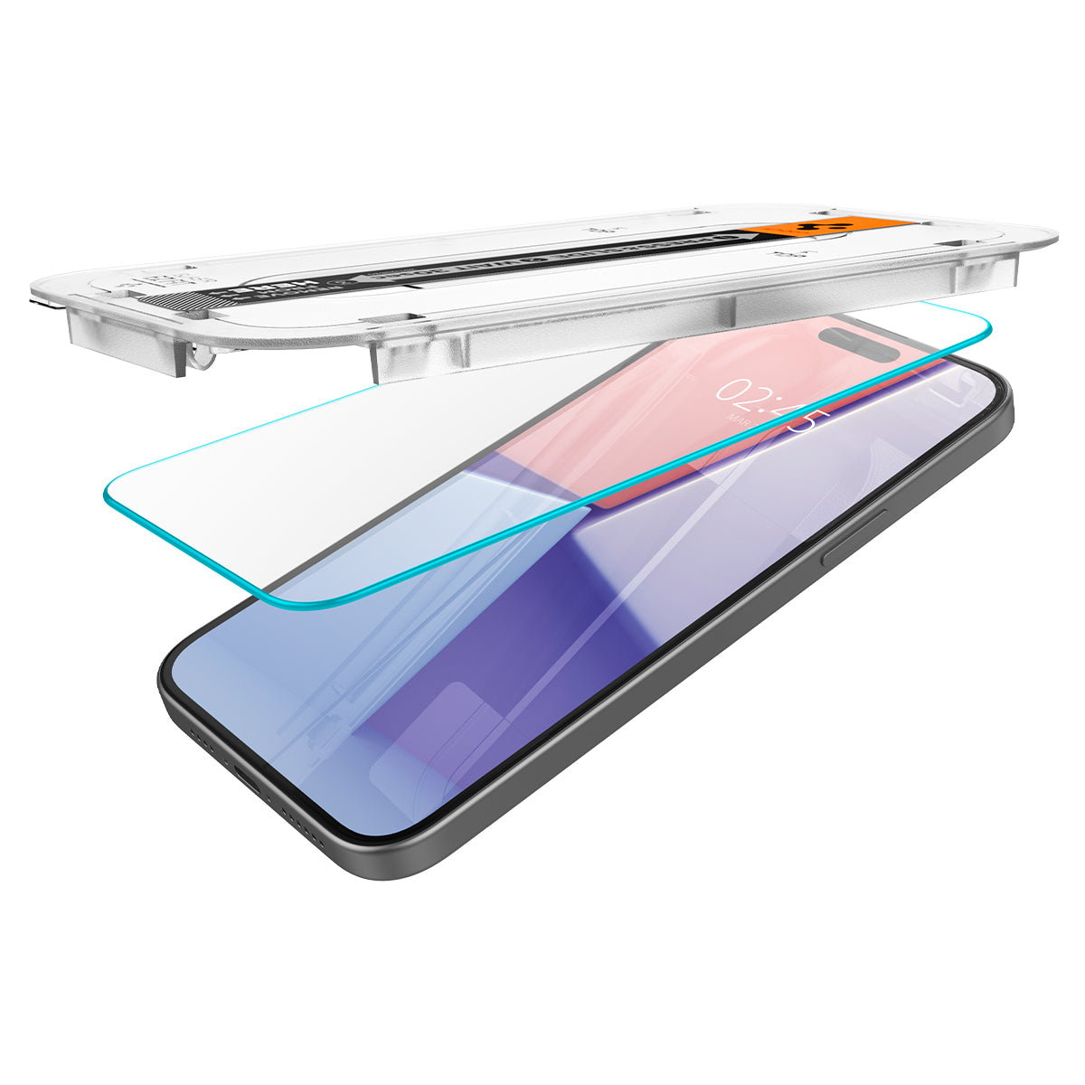 Spigen Glass tR EZ Fit HD 1 Pack, transparency - iPhone 15 Plus