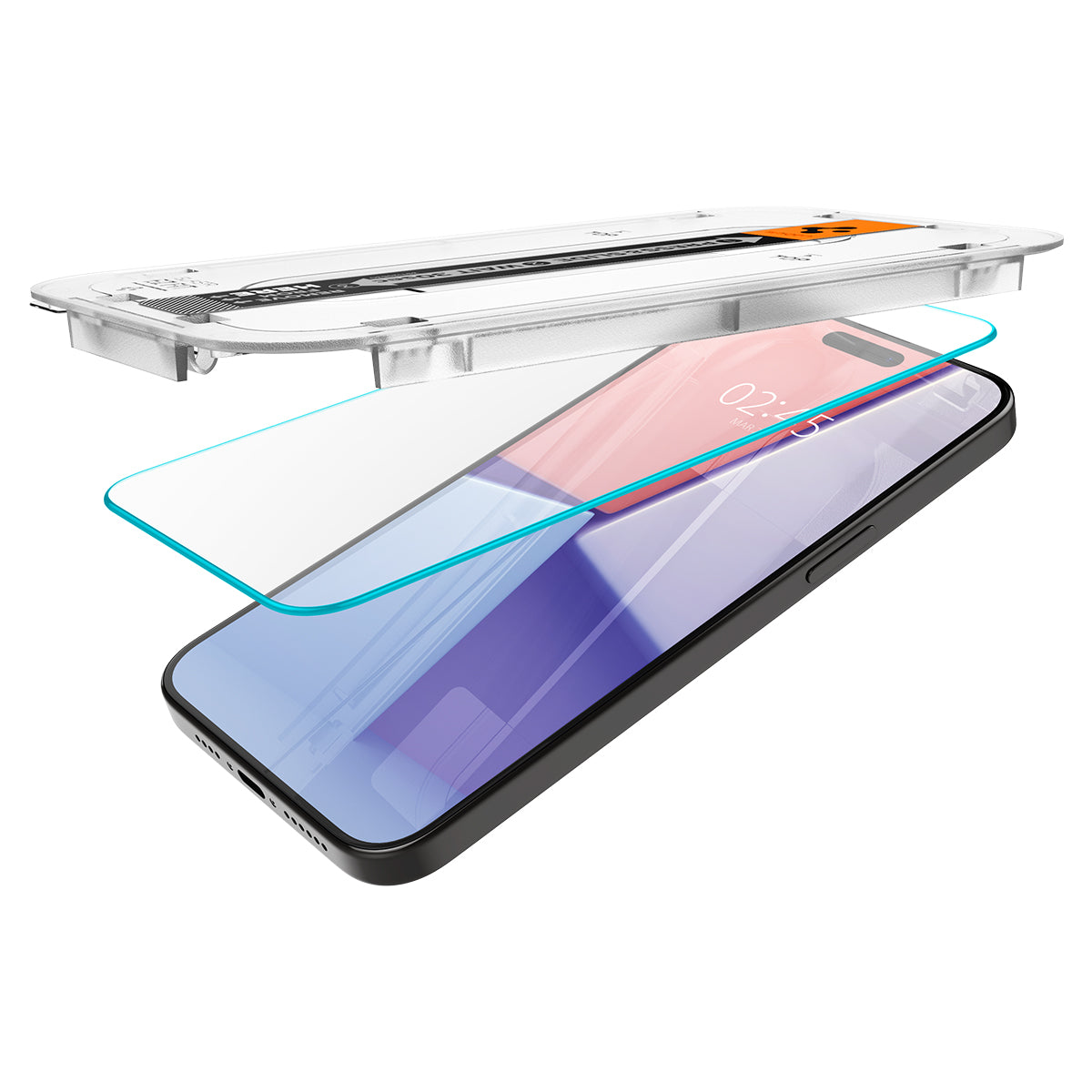 Spigen Glass tR EZ Fit HD 1 Pack, transparency - iPhone 15 Pro