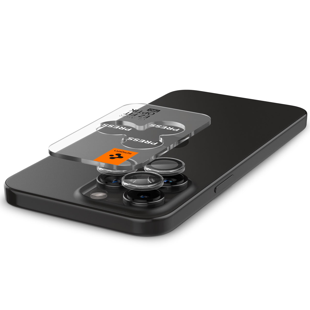 Spigen Glass tR EZ Fit Optik Pro 2 Pack, crystal clear - iPhone 15 Pro/15 Pro Max/14 Pro/14 Pro Max