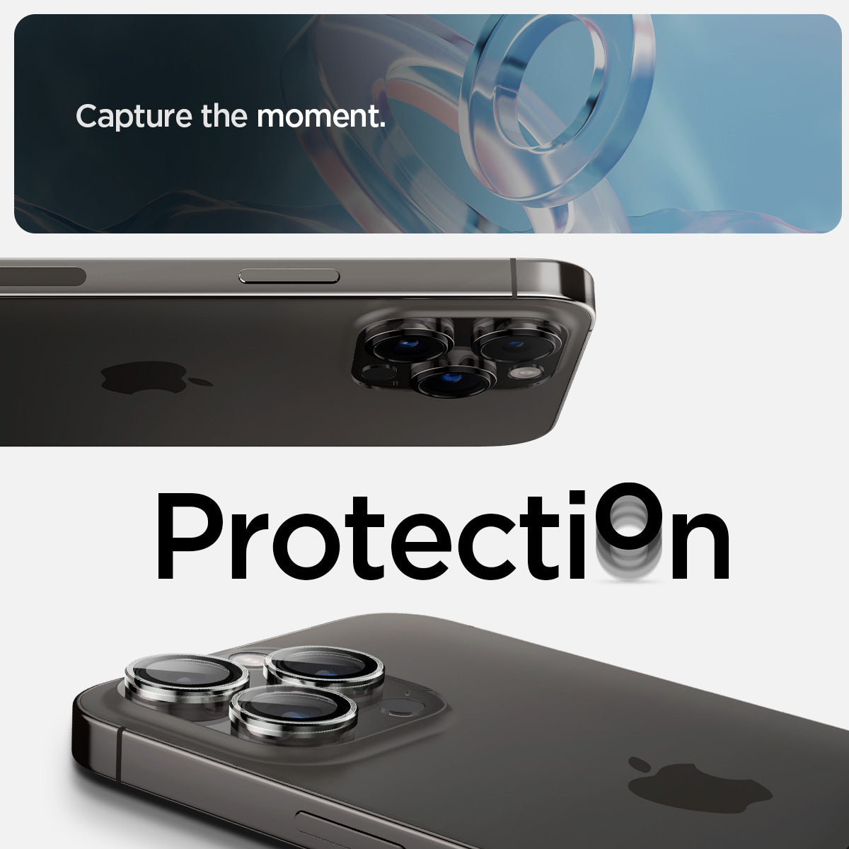 Spigen Glass tR EZ Fit Optik Pro 2 Pack, crystal clear - iPhone 15 Pro/15 Pro Max/14 Pro/14 Pro Max