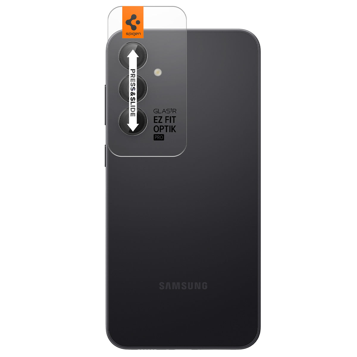 Spigen Glass tR EZ Fit Optik Pro Black 2 Pack - Samsung Galaxy S23 FE