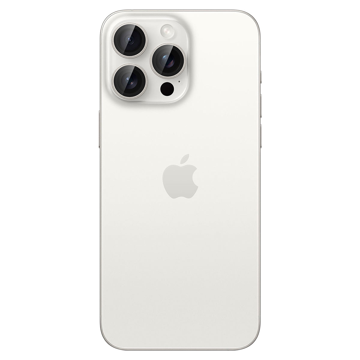 Spigen Glass tR EZ Fit Optik Pro 2 Pack, white titanium - iPhone 15 Pro/15 Pro Max
