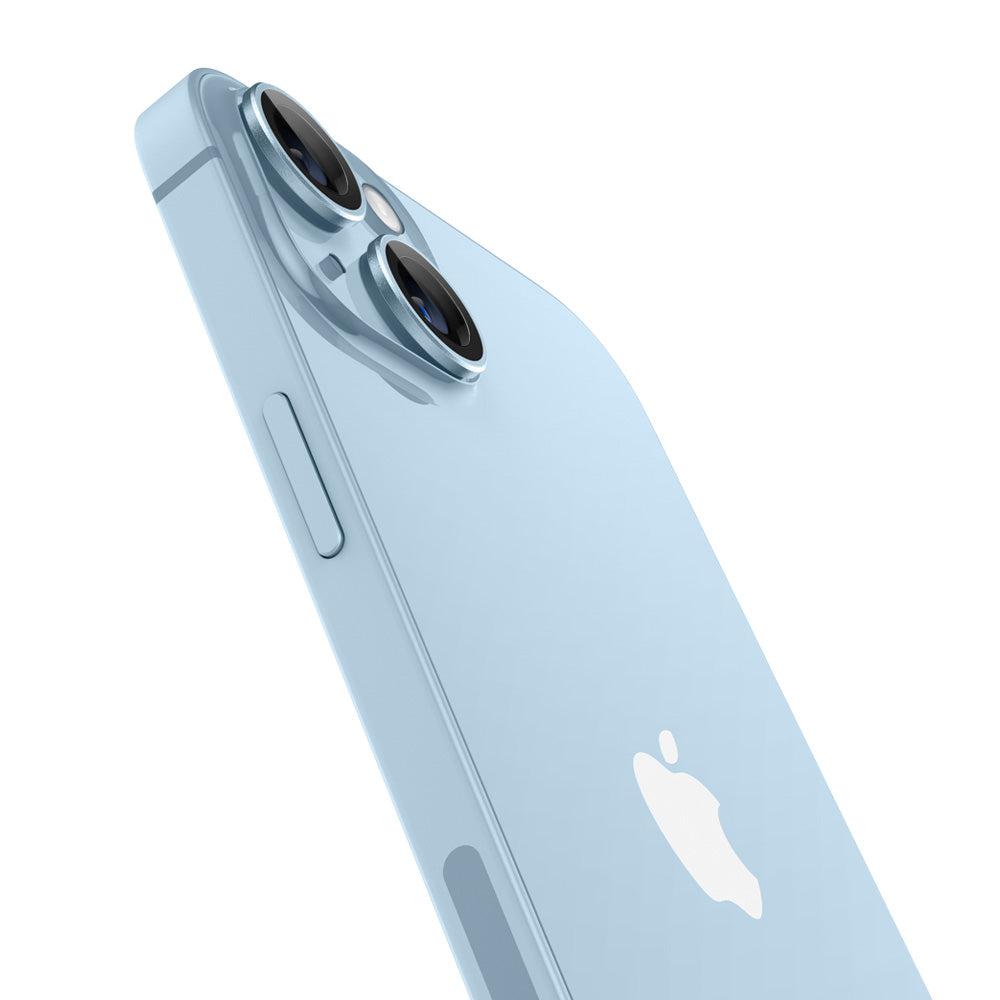 Spigen Glass tR EZ Fit Optik Pro 2 Pack, blue - iPhone 15/15 Plus/14/14 Plus