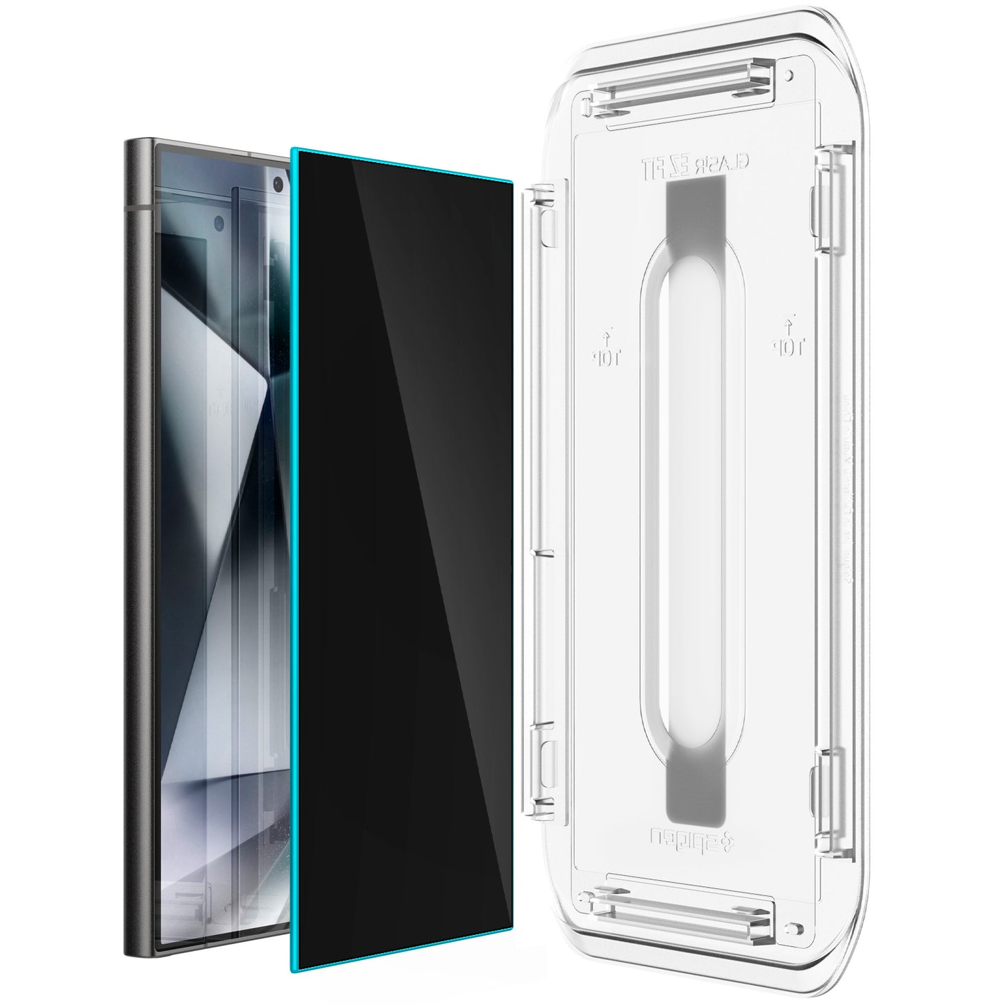 Spigen Glass tR EZ Fit Privacy 2 Pack - Samsung Galaxy S24 Ultra