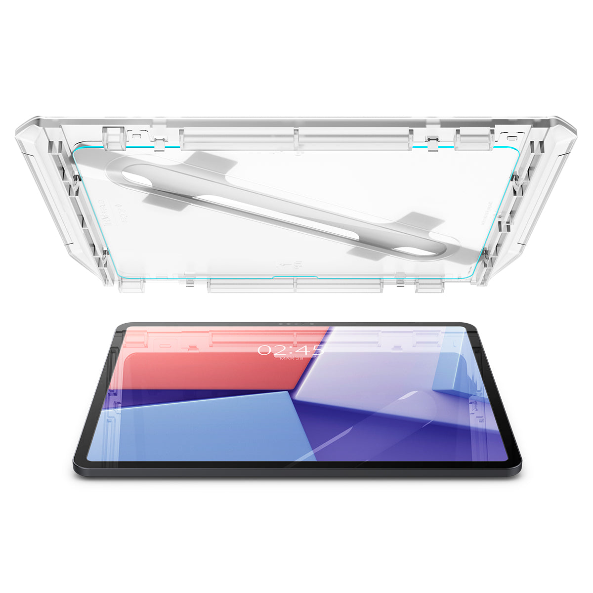 IPAD AIR 13 (2024) SPIGEN GLAS.TR EZ FIT PANZERGLAS - 9H