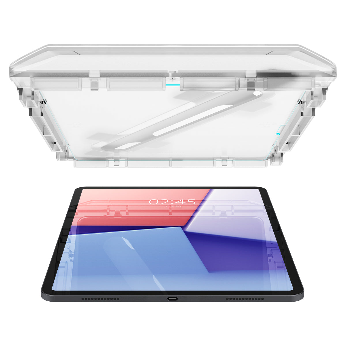 IPAD AIR 13 (2024) SPIGEN GLAS.TR EZ FIT PANZERGLAS - 9H