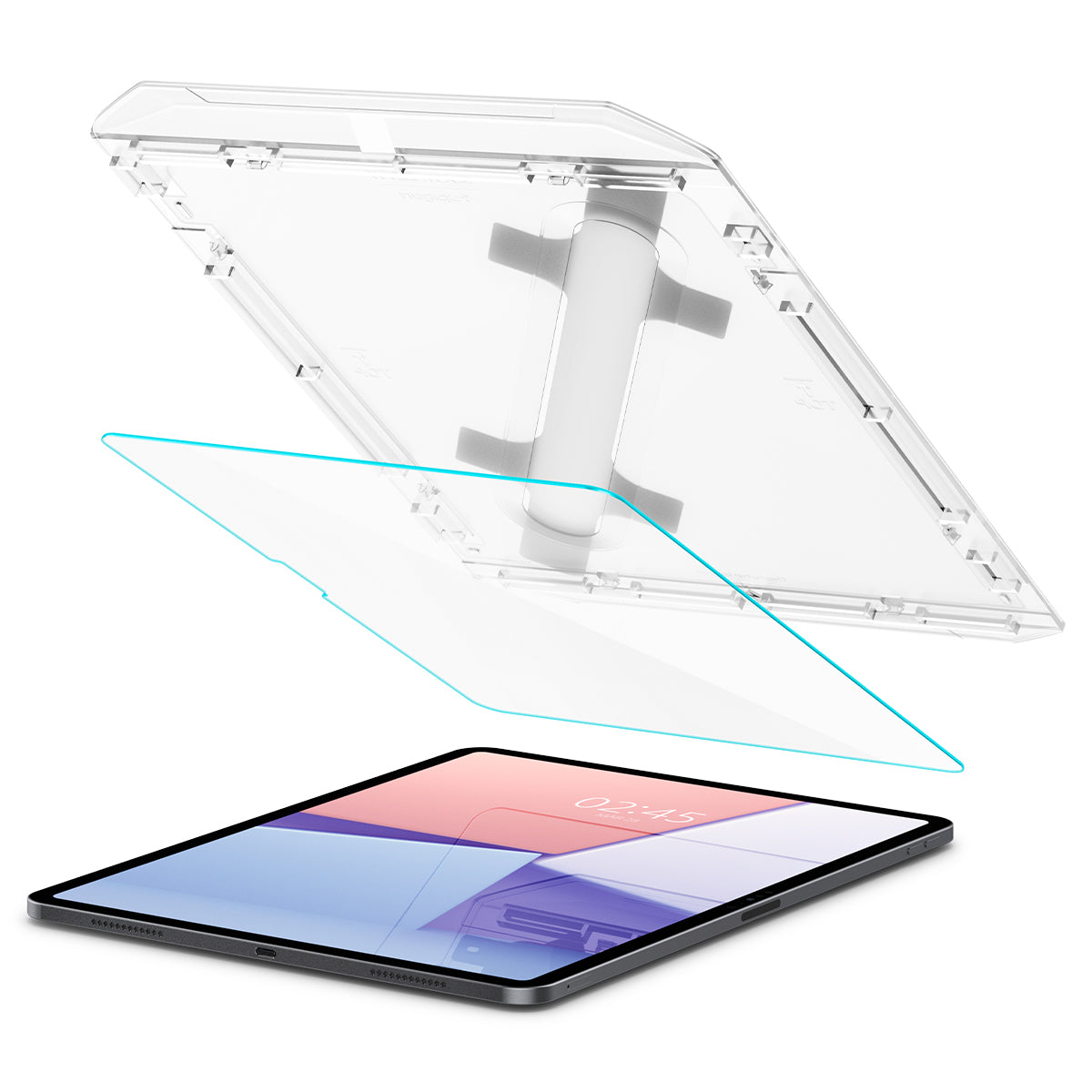 IPAD AIR 13 (2024) SPIGEN GLAS.TR EZ FIT PANZERGLAS - 9H