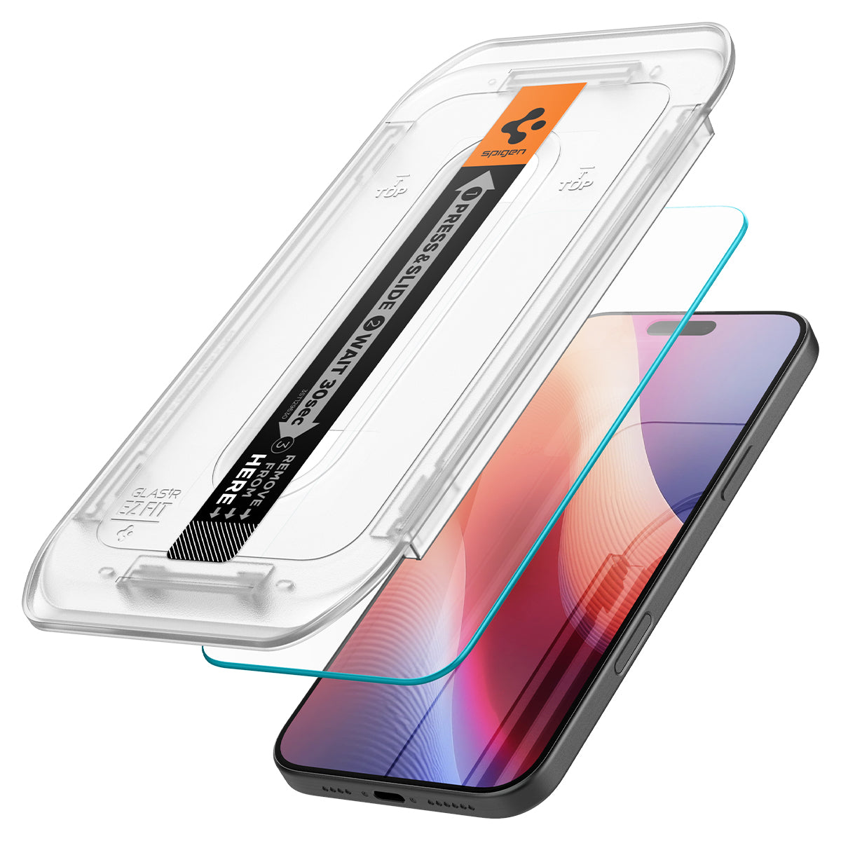 Spigen Glass tR EZ Fit 2 Pack, transparency - iPhone 16 Pro Max