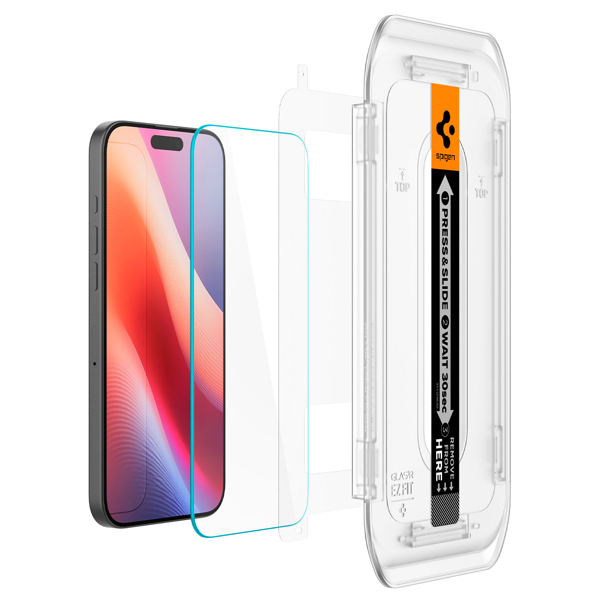 Spigen Glass tR EZ Fit 2 Pack, transparency - iPhone 16 Pro Max