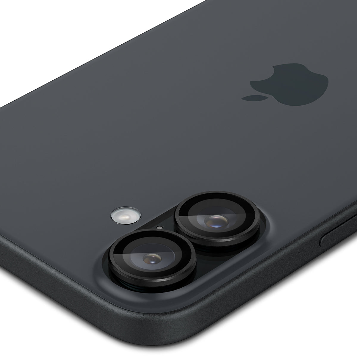Spigen Glass tR EZ Fit Optik Pro 2 Pack, black - iPhone 16/16 Plus