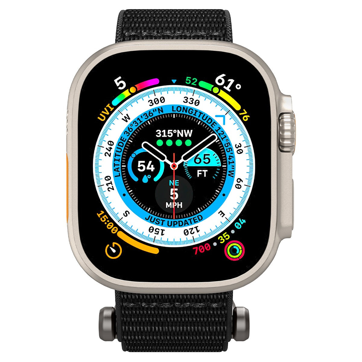 Spigen Rugged Armor Pro, black - Samsung Galaxy Watch5 Pro 45mm