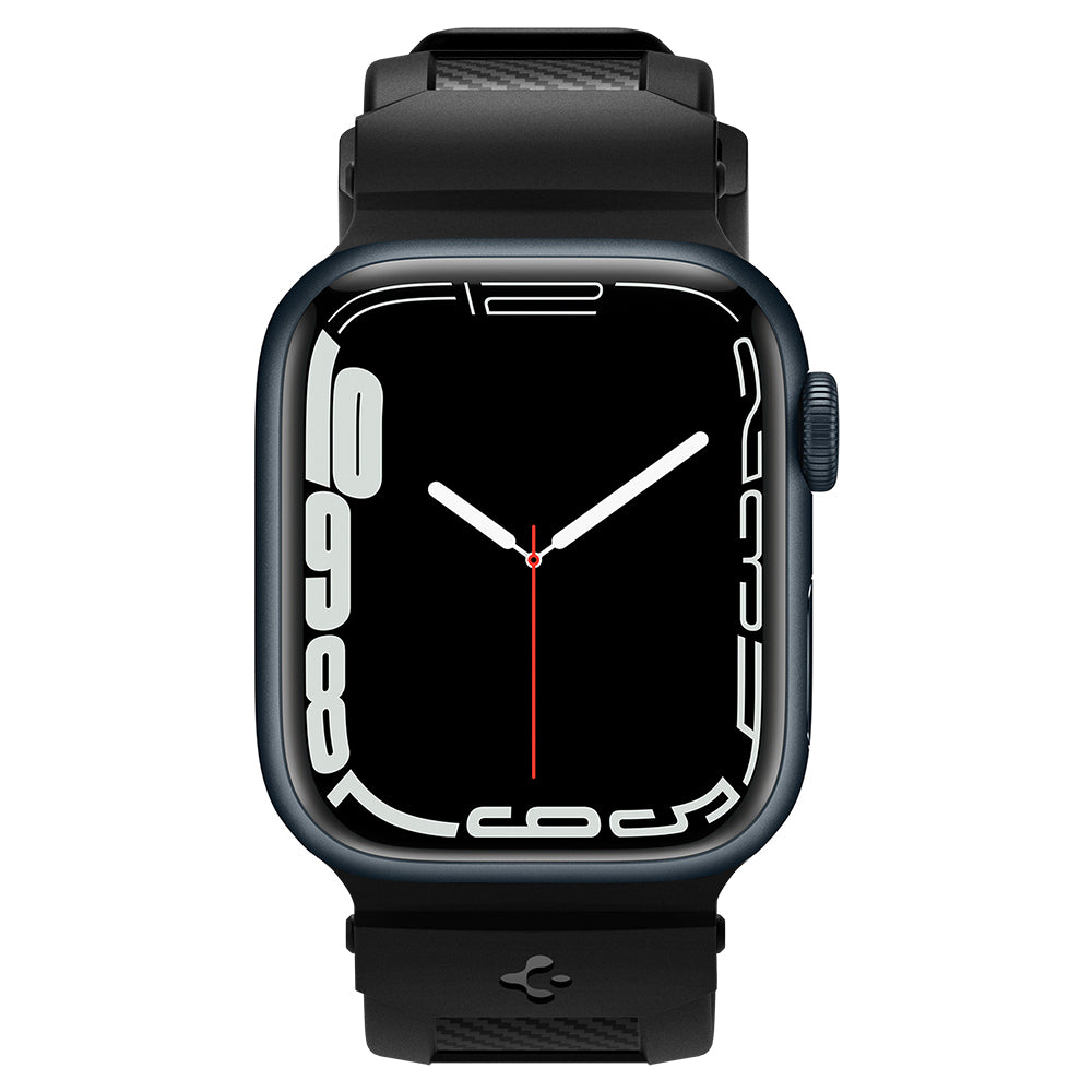Spigen Rugged Band, matte black - Apple Watch 49mm/45mm/44mm/42mm