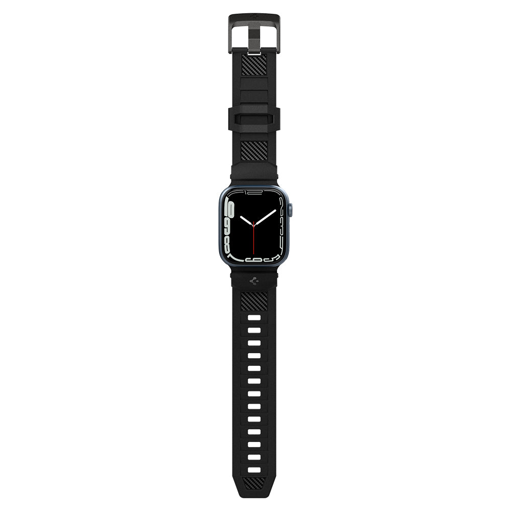 Spigen Rugged Band, matte black - Apple Watch 49mm/45mm/44mm/42mm