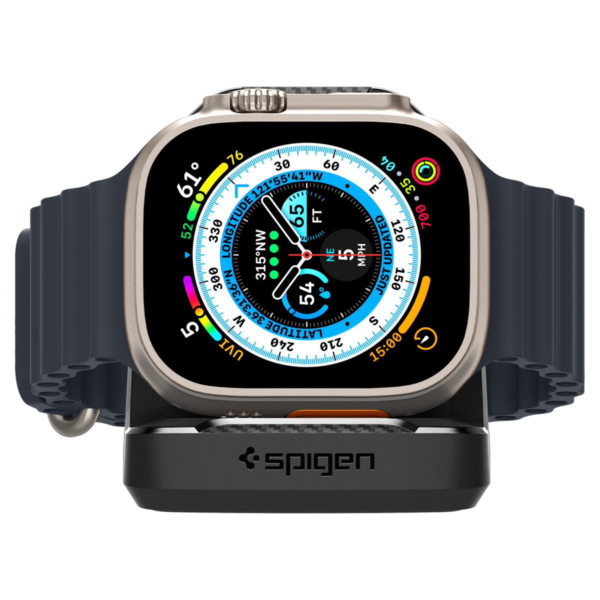 Spigen Rugged Armor Stand, black - Apple Watch