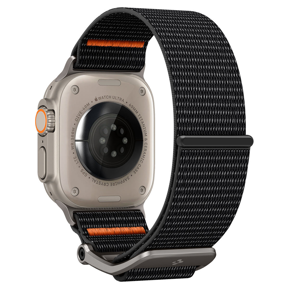 Spigen DuraPro Flex Ultra Band, black - Apple Watch 49mm/45mm/44mm/42mm