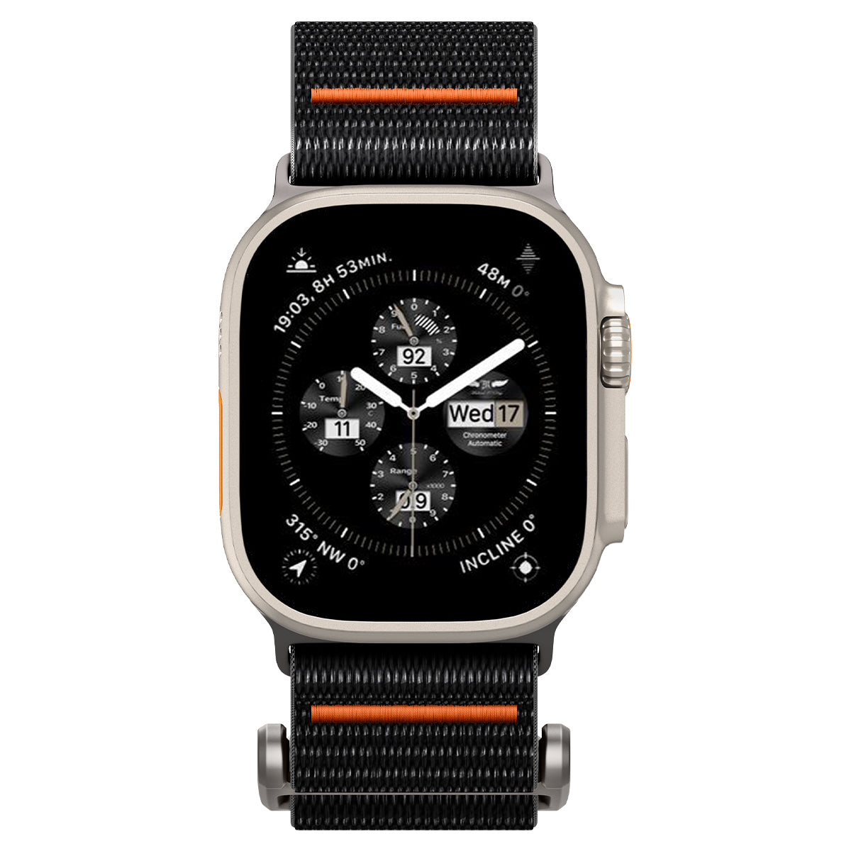 Spigen DuraPro Flex Ultra Band, black - Apple Watch 49mm/45mm/44mm/42mm