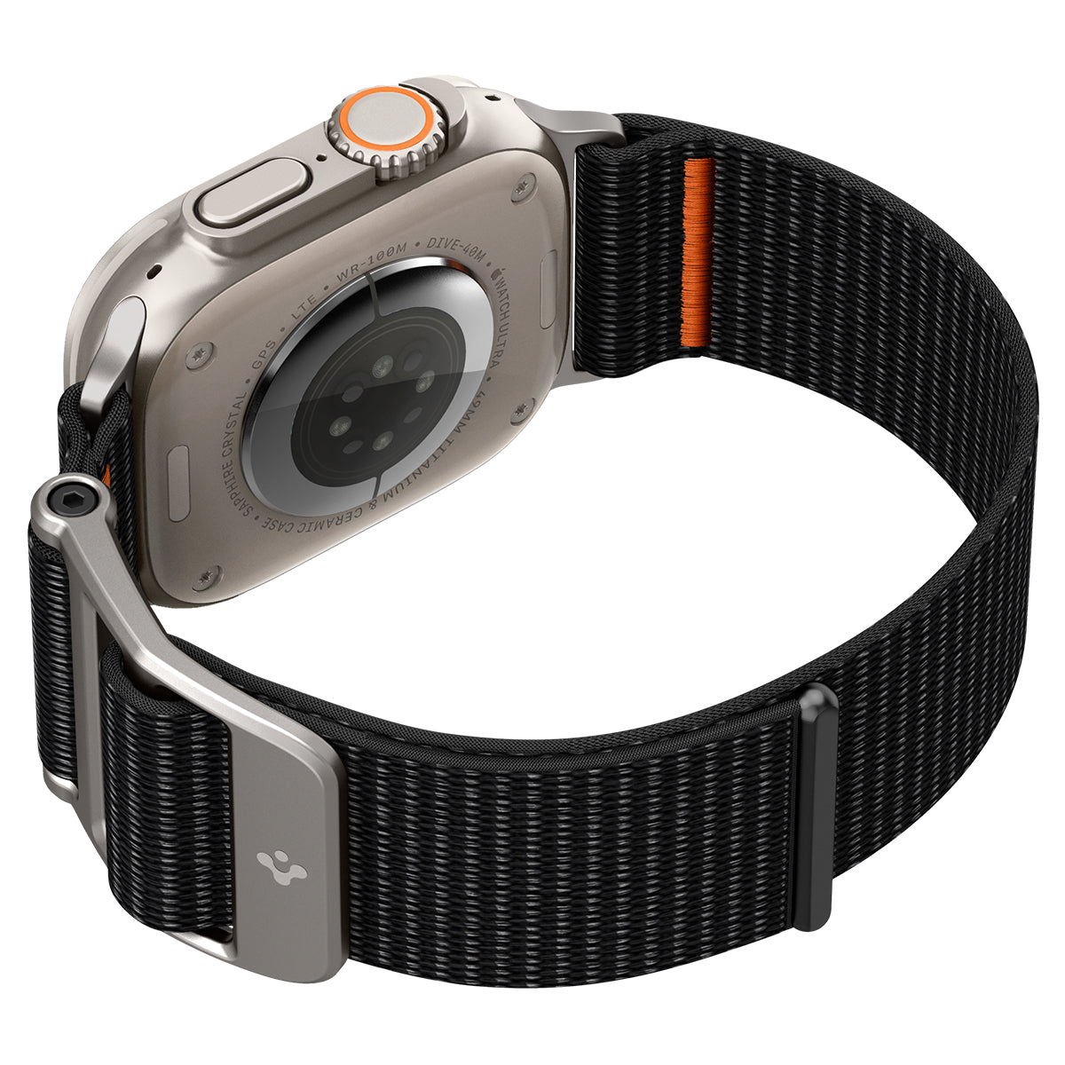 Spigen DuraPro Flex Ultra Band, black - Apple Watch 49mm/45mm/44mm/42mm