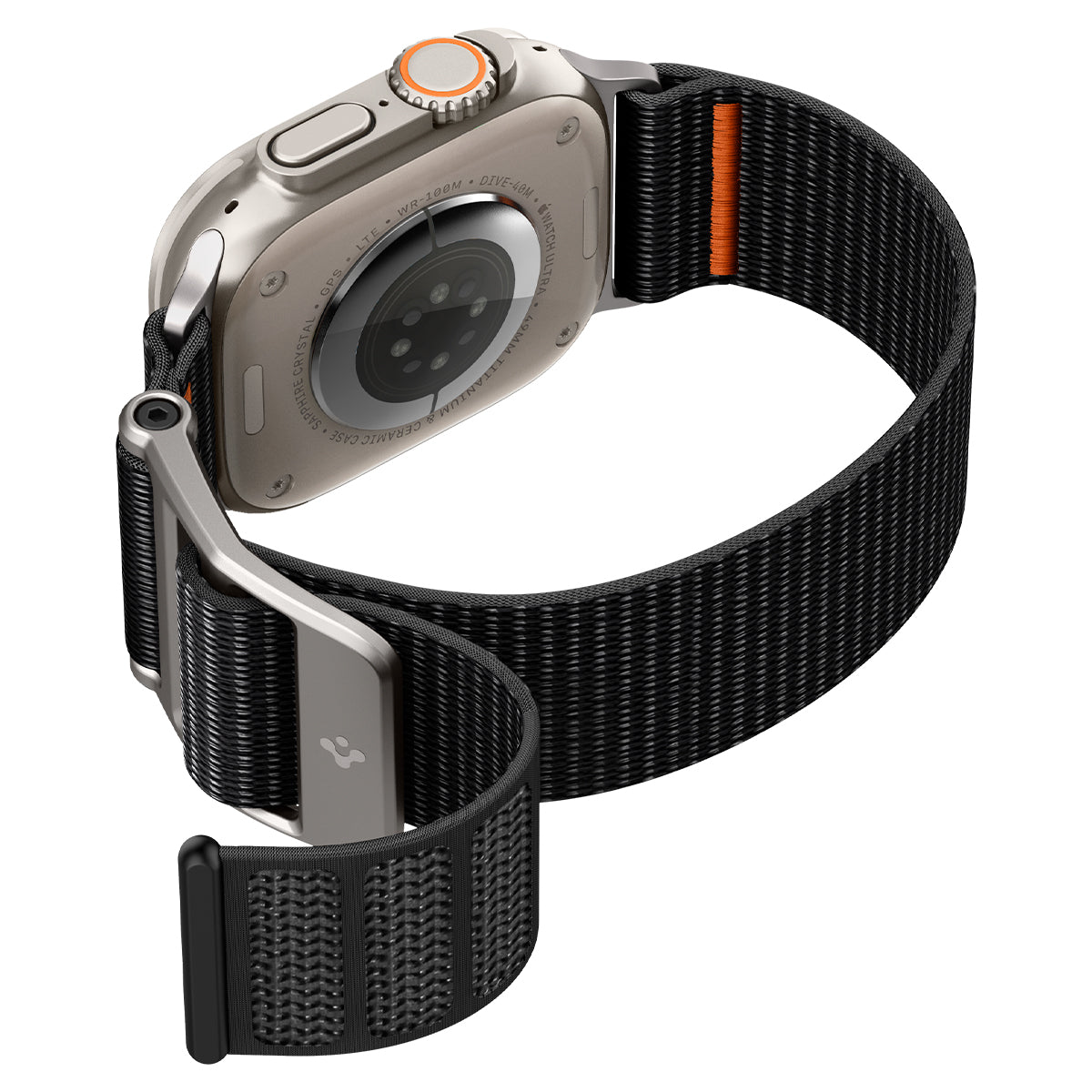 Spigen DuraPro Flex Ultra Band, black - Apple Watch 49mm/45mm/44mm/42mm