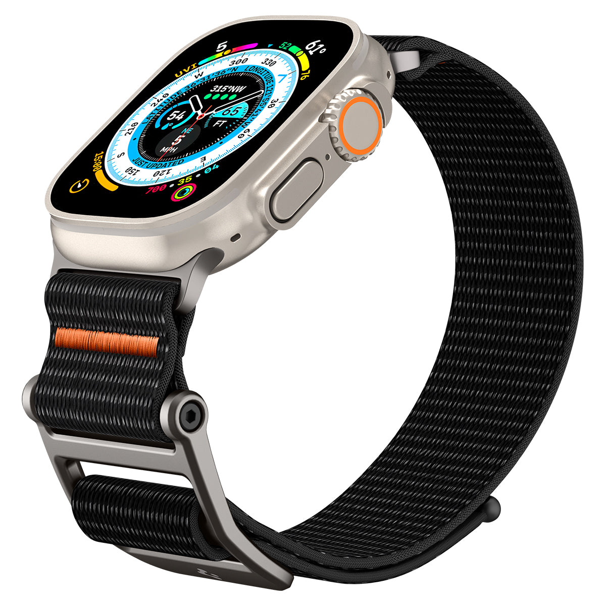 Spigen DuraPro Flex Ultra Band, black - Apple Watch 49mm/45mm/44mm/42mm