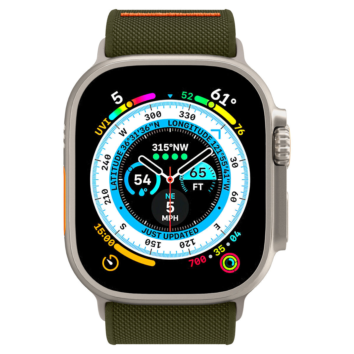 Spigen Lite Fit Ultra, khaki - Apple Watch 49mm/45mm/44mm/42mm