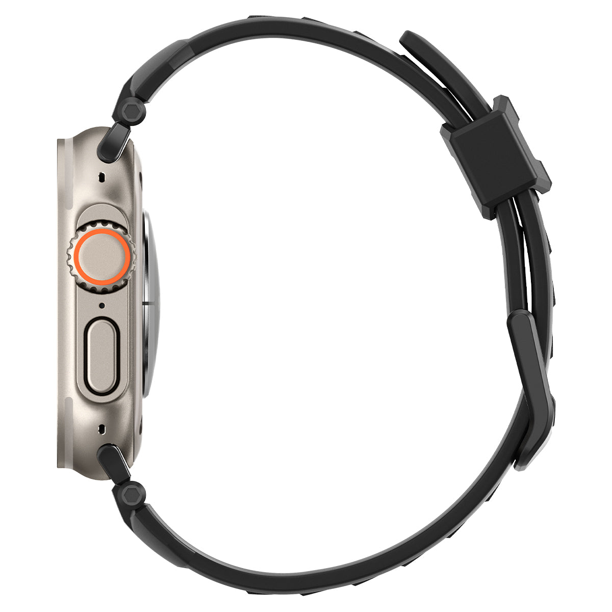Spigen Rugged Ultra Band, matte black - Apple Watch 49mm/45mm/44mm/42mm