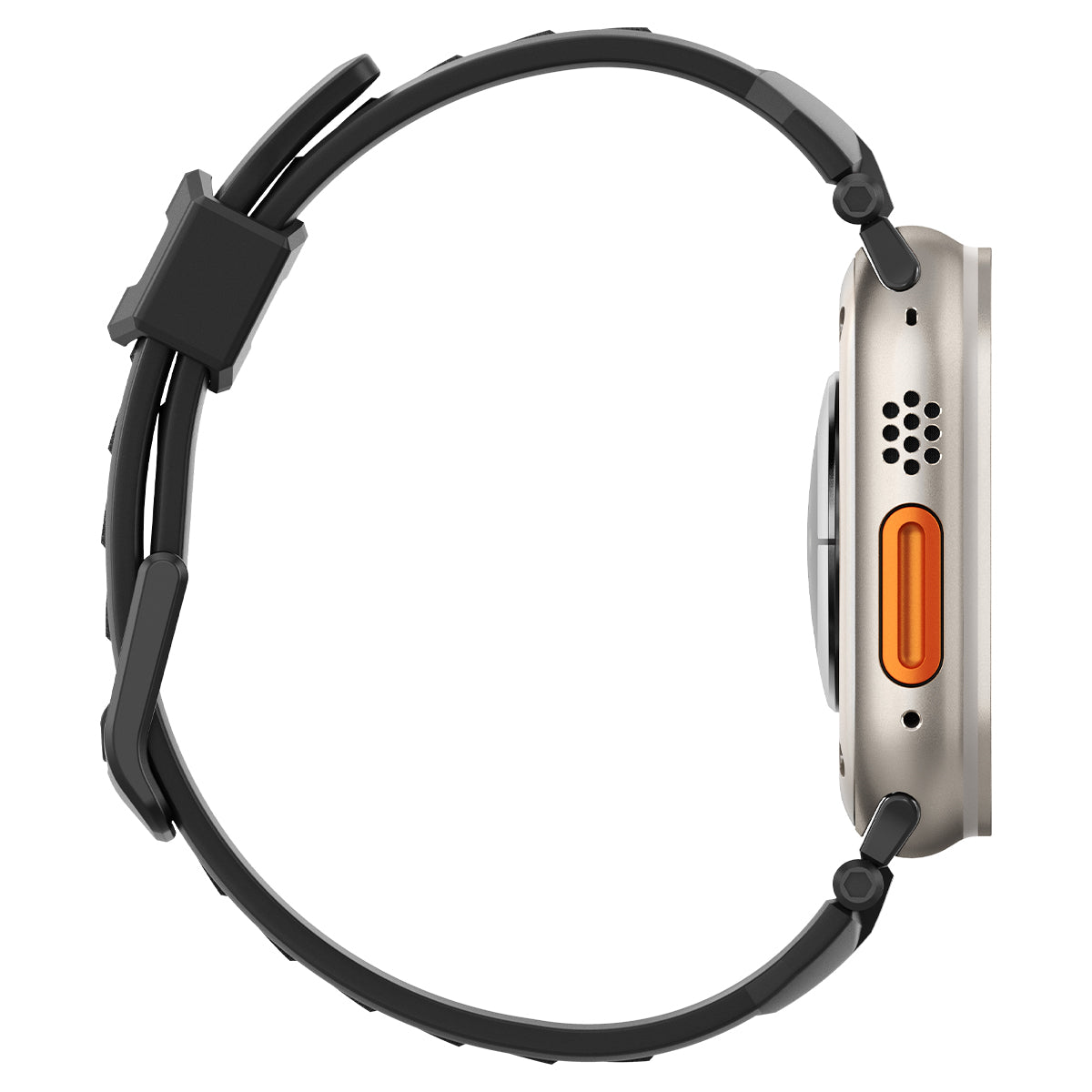 Spigen Rugged Ultra Band, matte black - Apple Watch 49mm/45mm/44mm/42mm