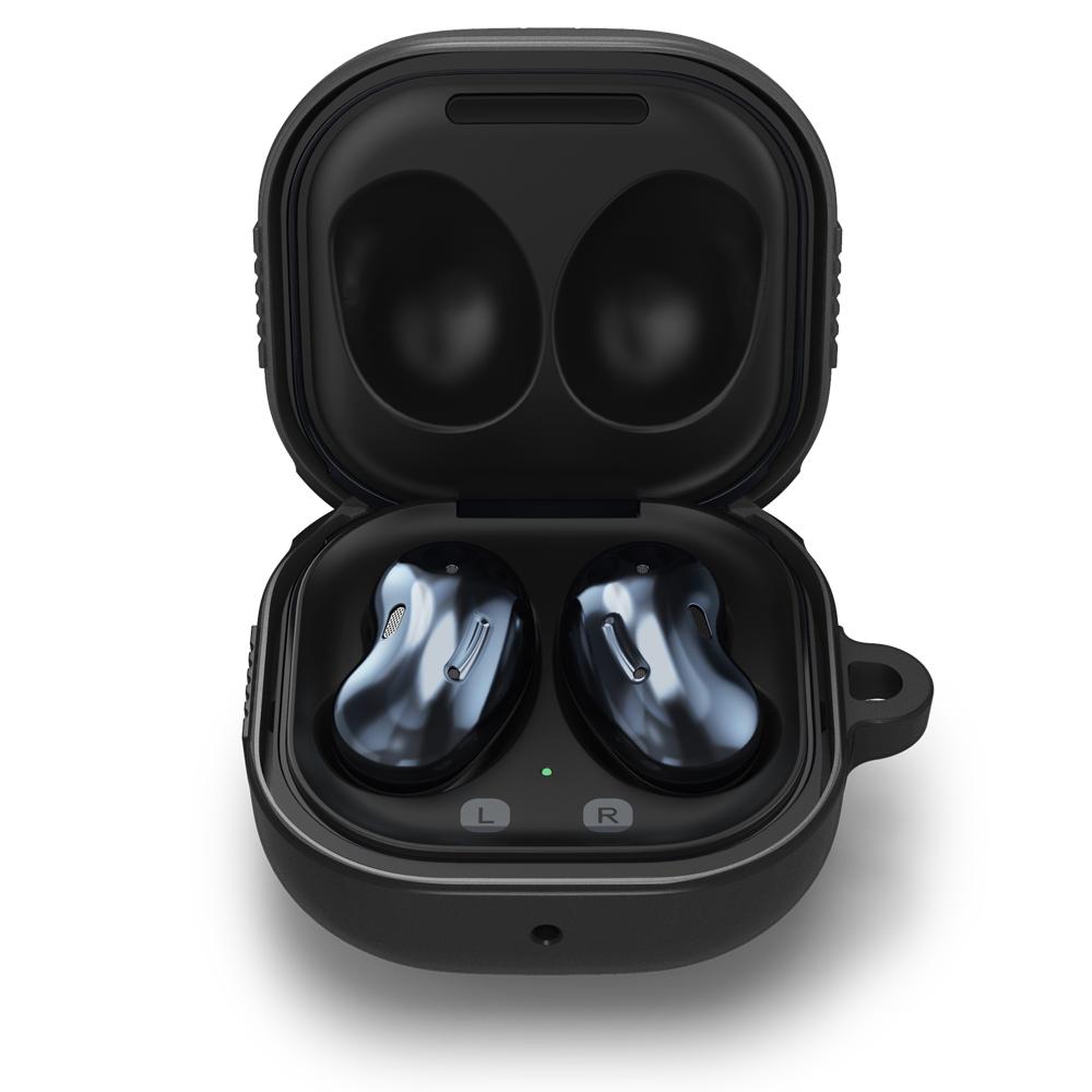 Spigen Rugged Armor, black - Samsung Galaxy Buds FE/Buds 2/Buds Pro 2/Buds Pro/Buds Live