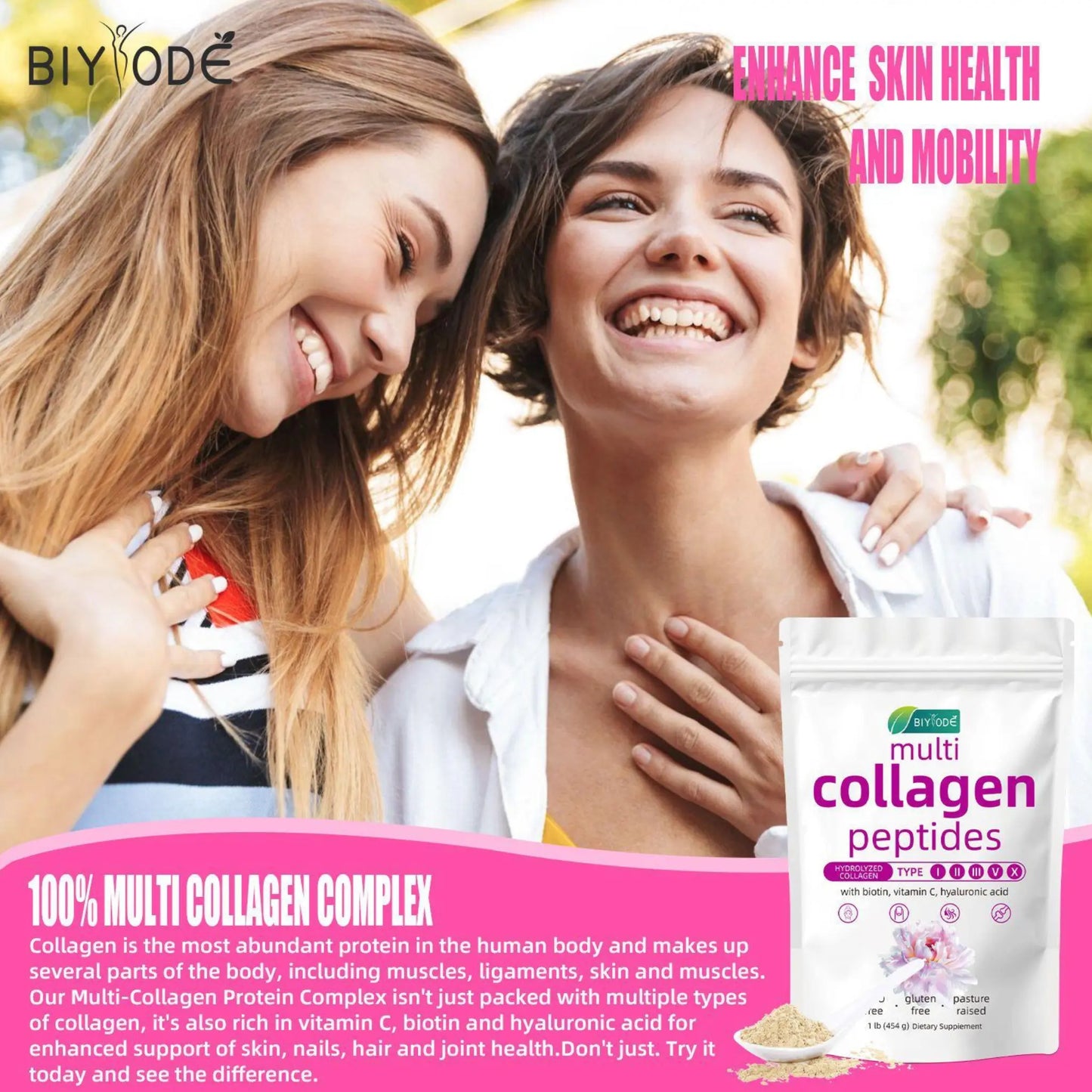 Kollagen Peptide Pulver