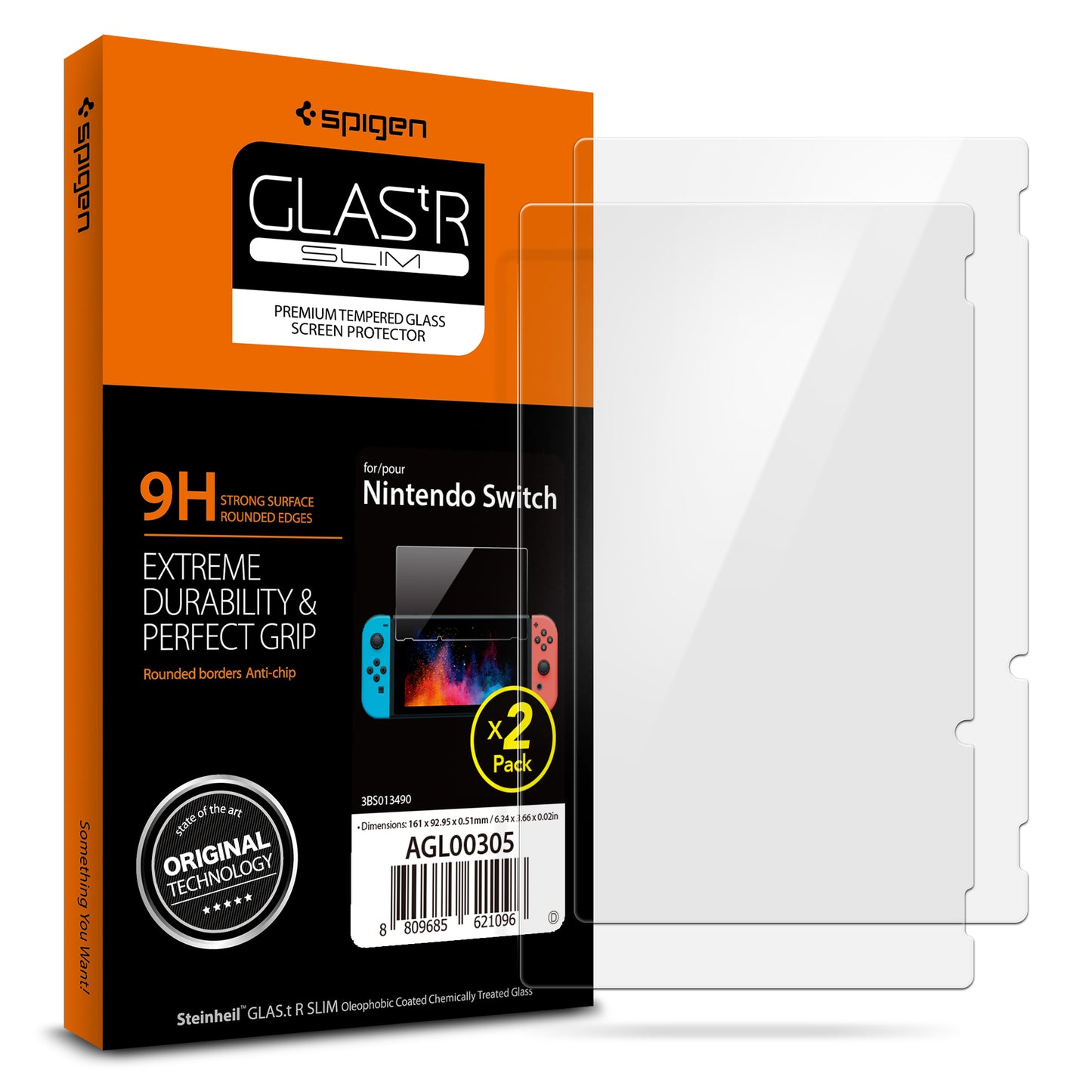Spigen Glass tR SLIM 2 Pack - Nintendo Switch
