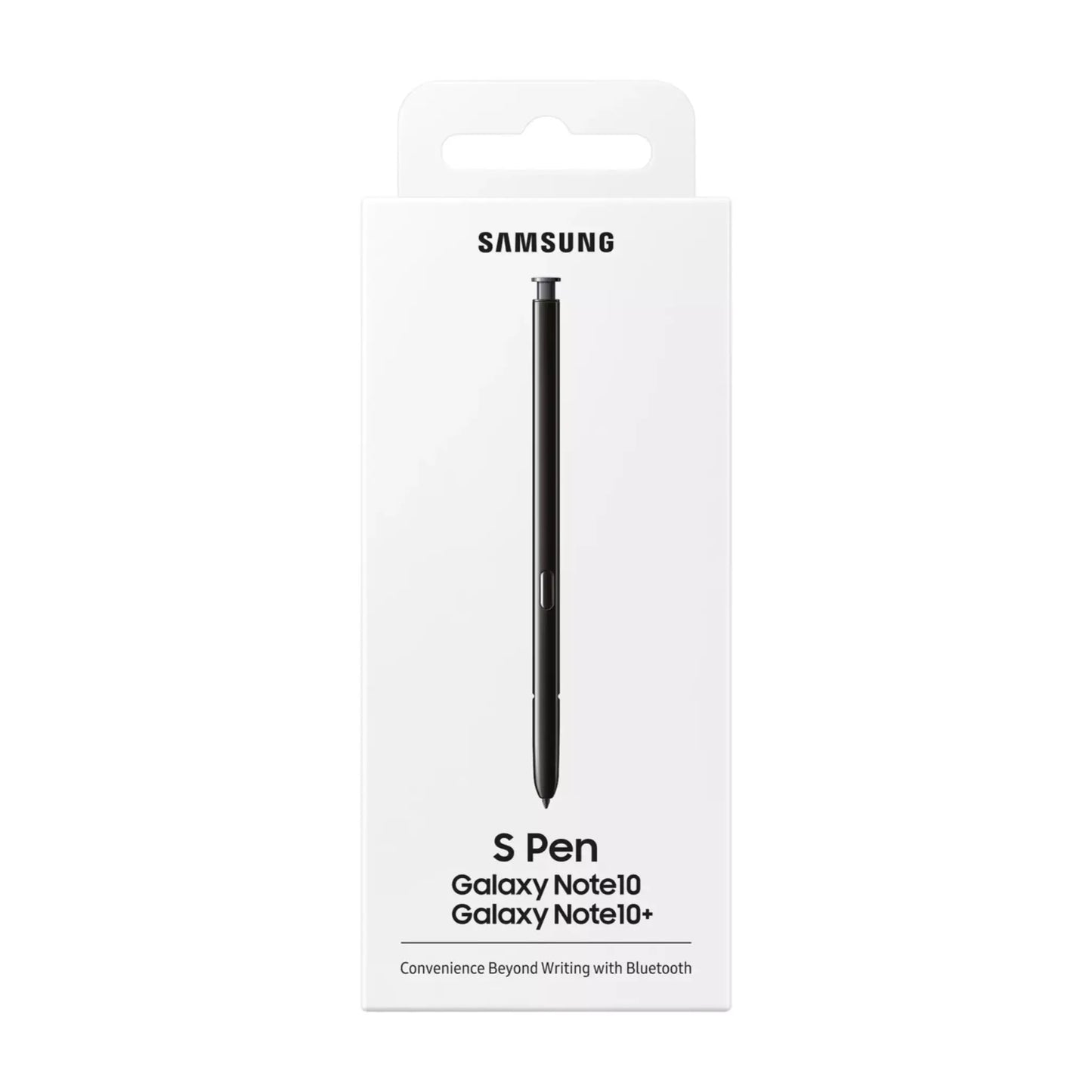 Das Bild zeigt den Samsung S Pen EJ-PN970 in seiner Originalverpackung aus der Frontalansicht.
