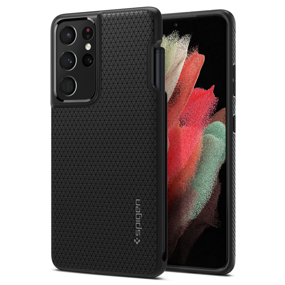 Spigen Liquid Air Pro, matte black - Samsung Galaxy S21 Ultra