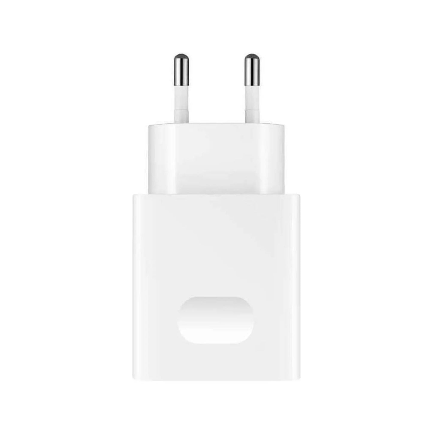 Das Bild zeigt das Huawei AP32 Ladegerät 18W in Weiß aus der Frontansicht.