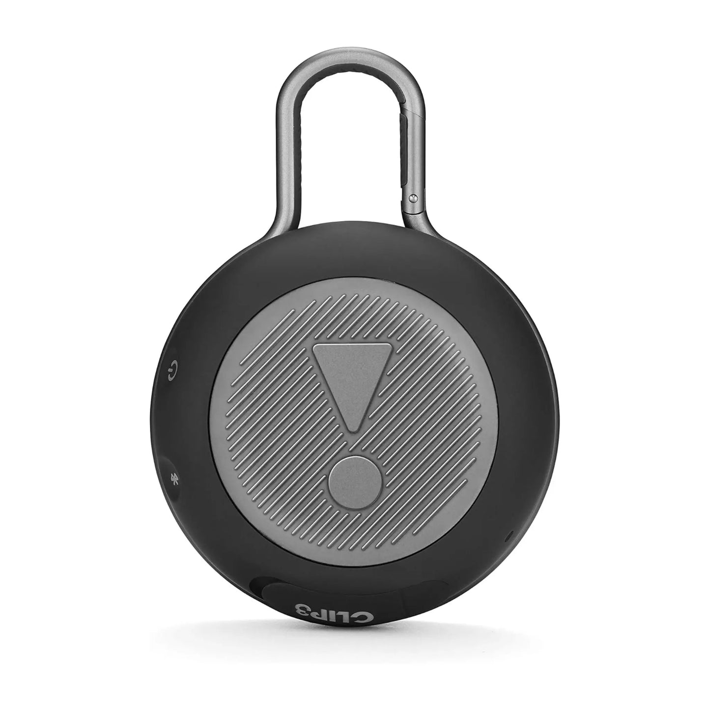 Das Bild zeigt den JBL Clip 3 Bluetooth Lautsprecher in Schwarz.