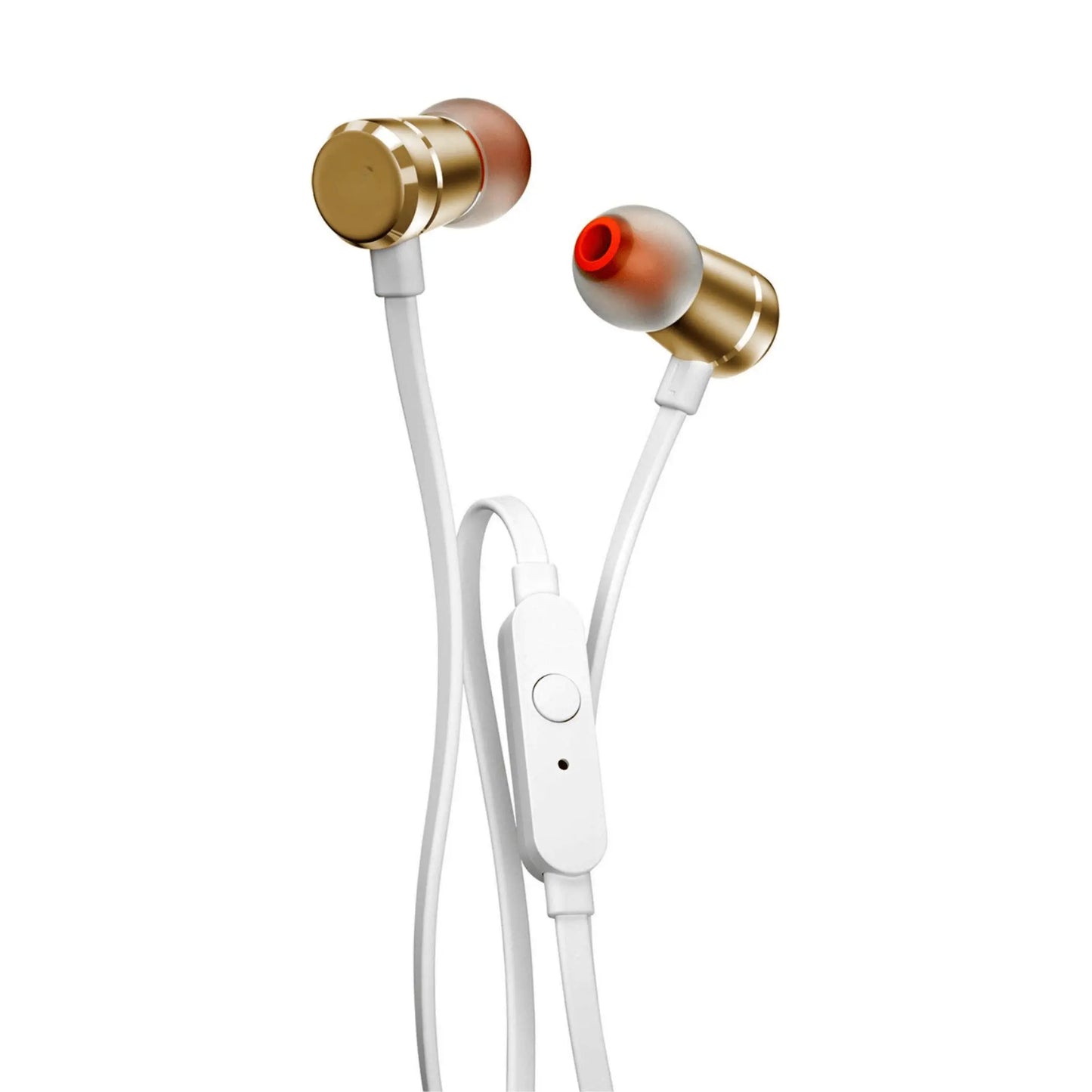 JBL Tune 290 In-Ear Kopfhörer in Gold für klaren Sound und stilvolles Design.