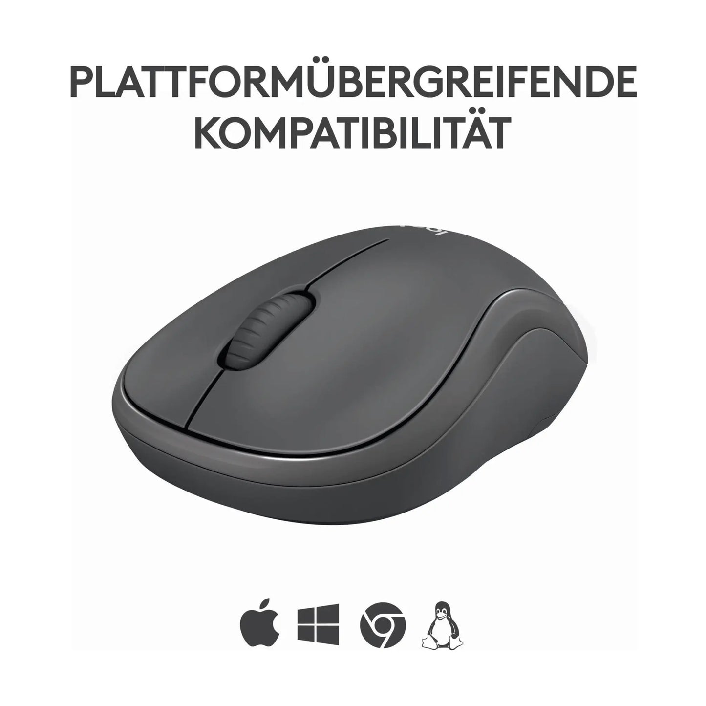Logitech M220 Silent Maus leise Klicks und komfortables Design für den Alltag.