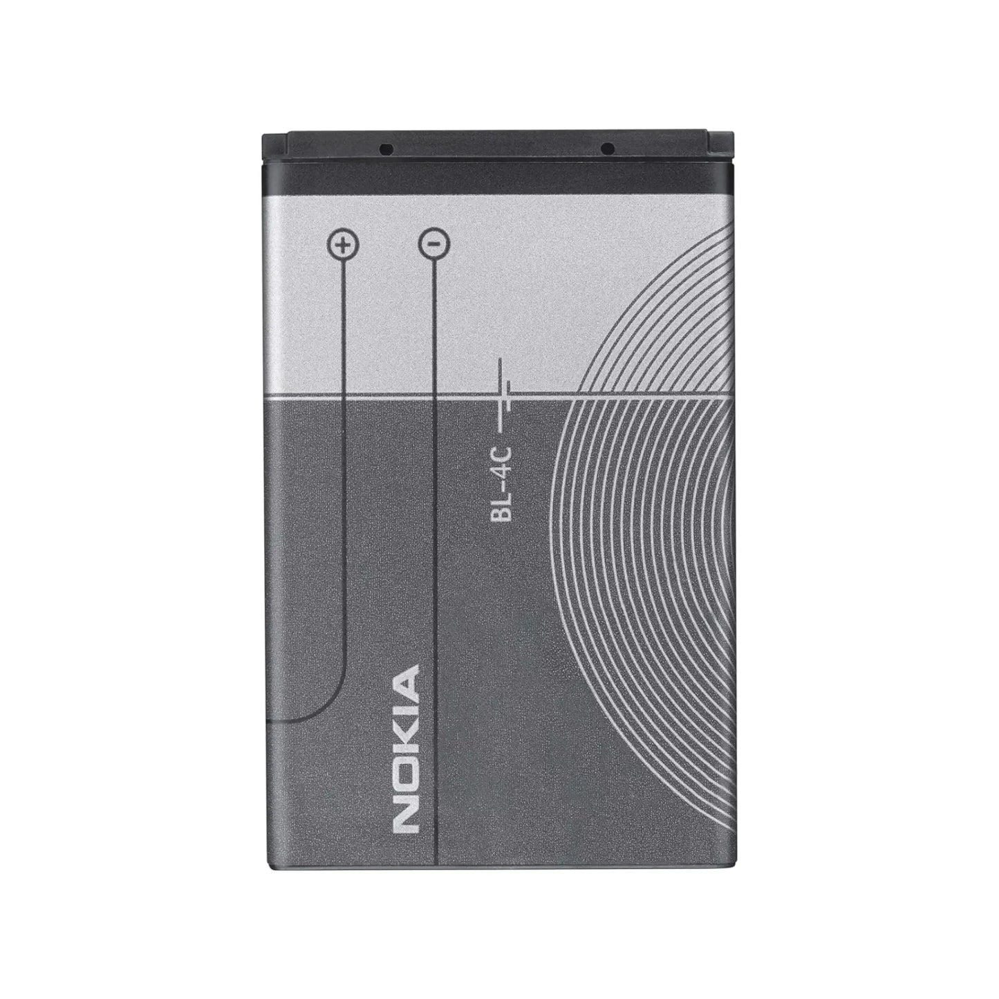 Auf diesem Produktbild wird der Nokia Akku BL-4C Li-Ion 3.7 Volt 860 mAh abgebildet.