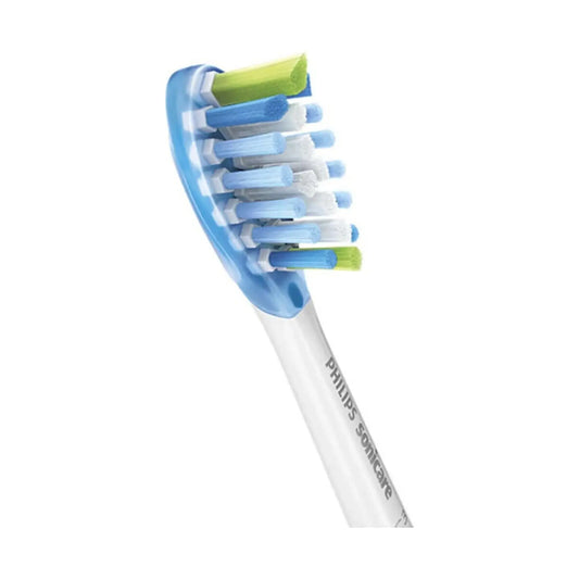Das Bild zeigt die Philips Sonicare C3 Premium Plaque Defence Aufsteckbürste in der Schrägansicht.