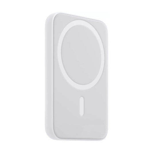 Das Bild zeigt die Powerbank Magsafe Battery Pack Ladegerät Für iPhone aus der Schrägansicht.