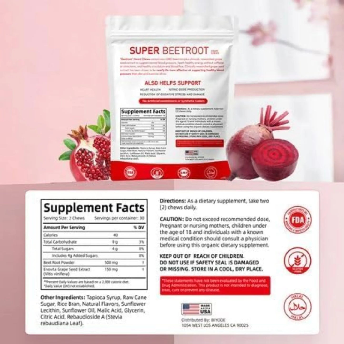 Rote-Bete Kautabletten