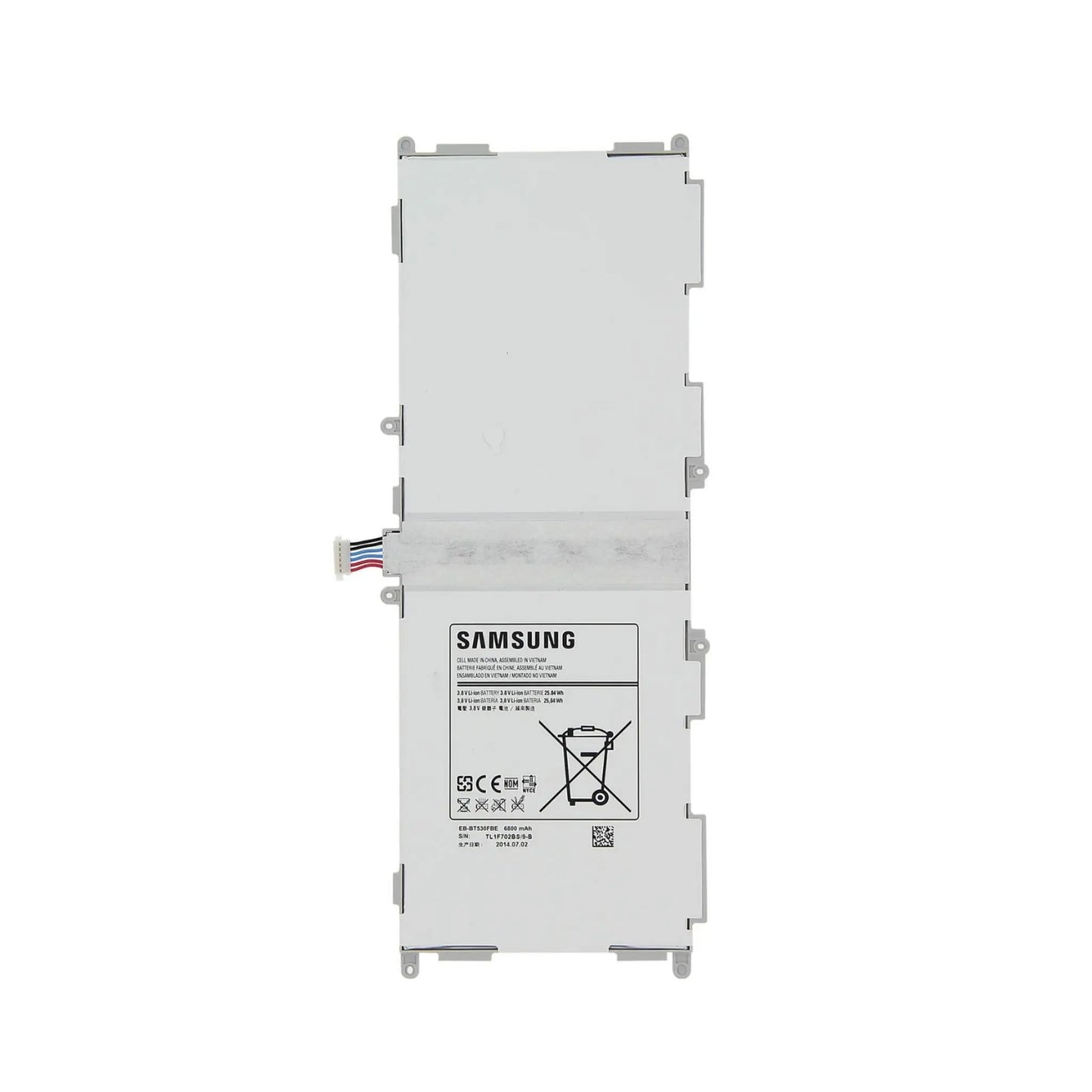 Auf diesem Produktbild wird der Samsung Akku EB-BT530FBE Li-ion 3.85 Volt 6800 mAh abgebildet.