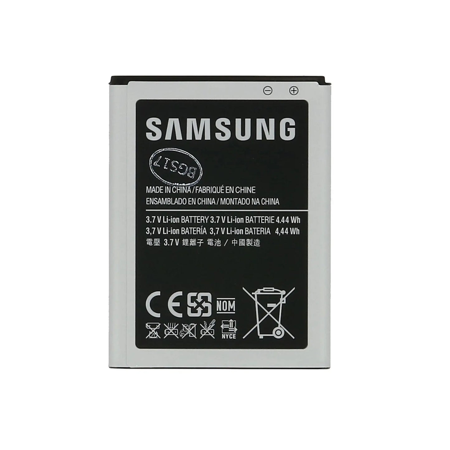 Auf diesem Produktbild wird der Samsung Akku EB454357VU Li-ion 3.7 Volt 1200 mAh abgebildet.