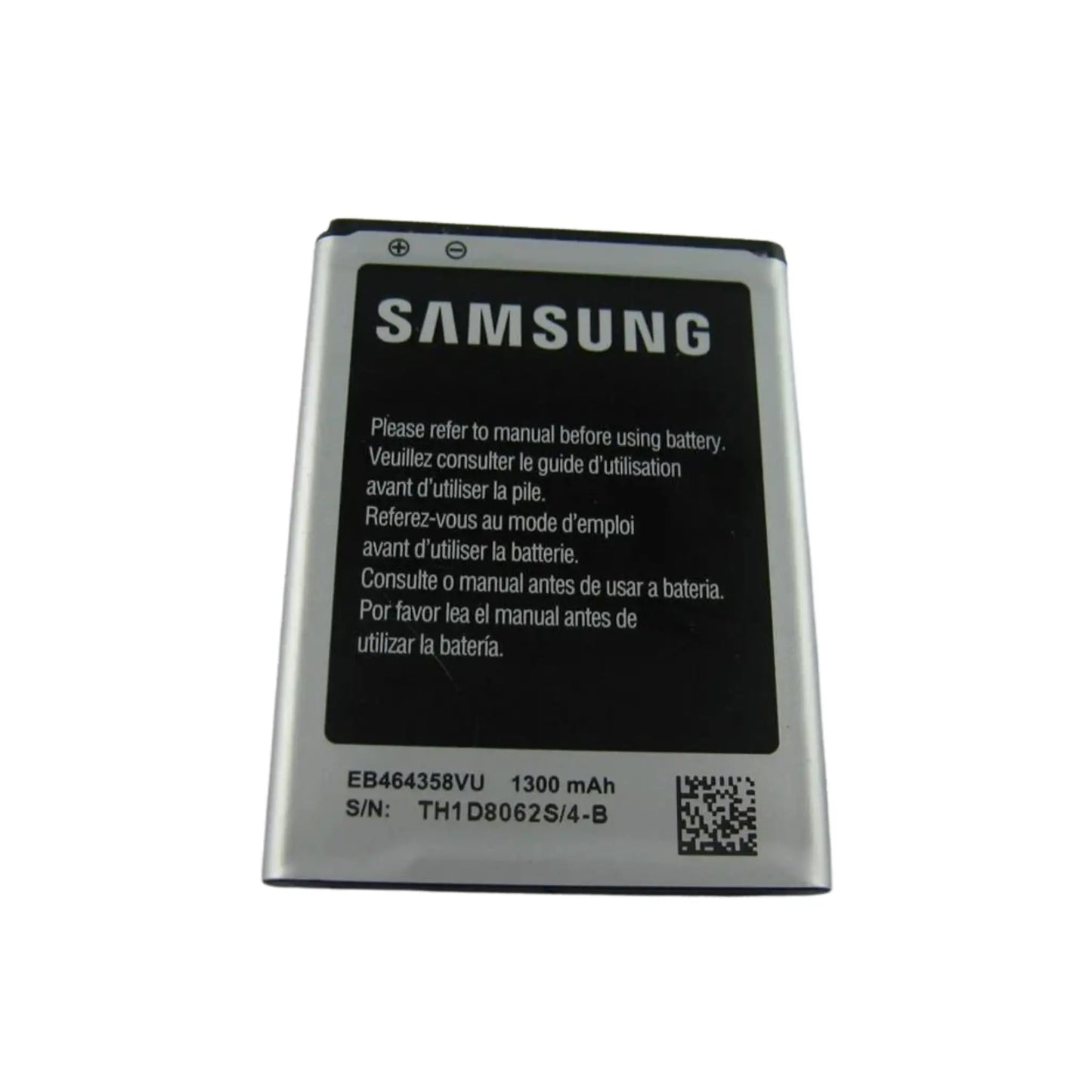 Auf diesem Produktbild wird der Samsung Akku EB464358VU / EB-L1P3DVU Li-Ion 3.7 Volt 1300 mAh abgebildet.