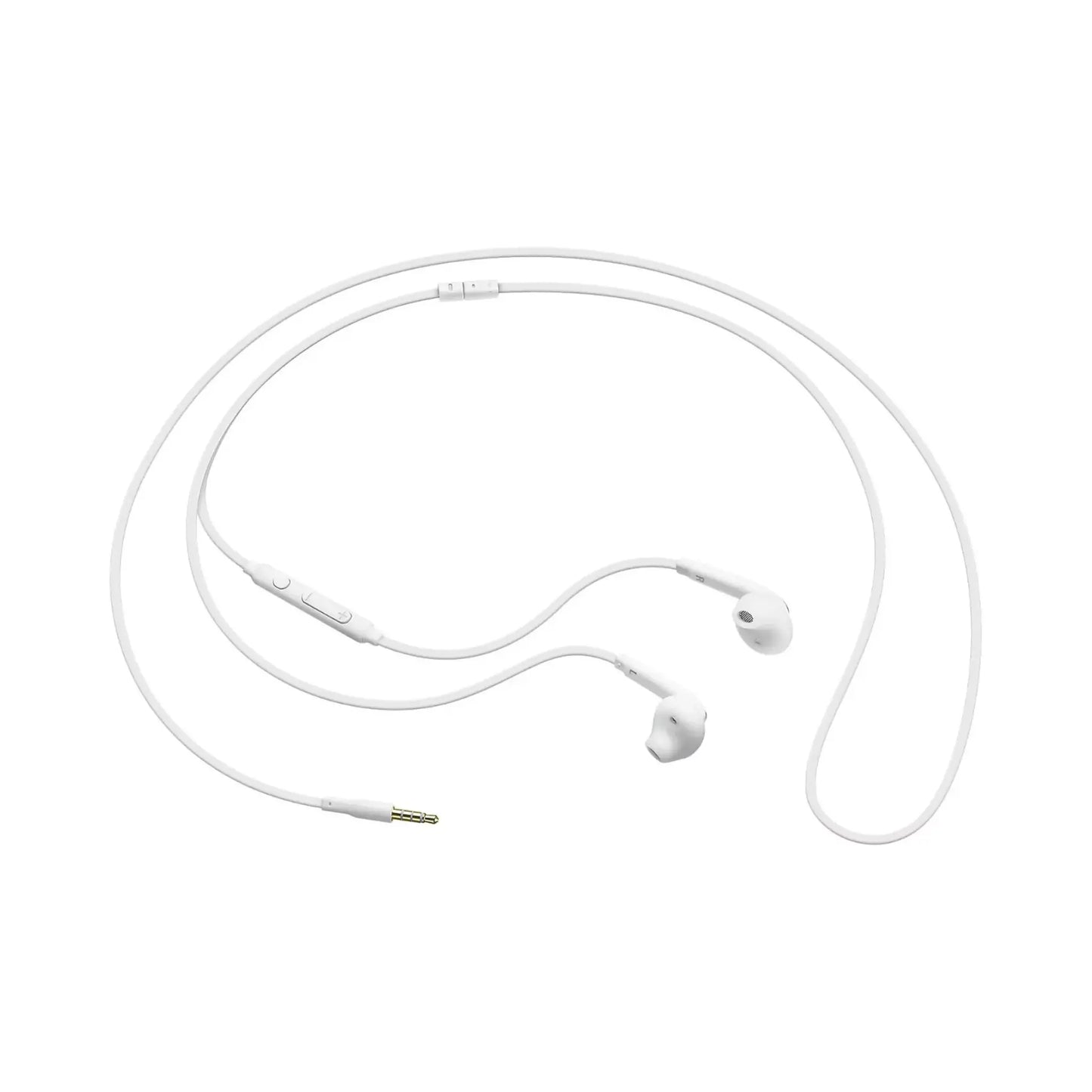 Das Bild zeigt die Samsung EG920 In‑Ear‑Kopfhörer in Weiß.