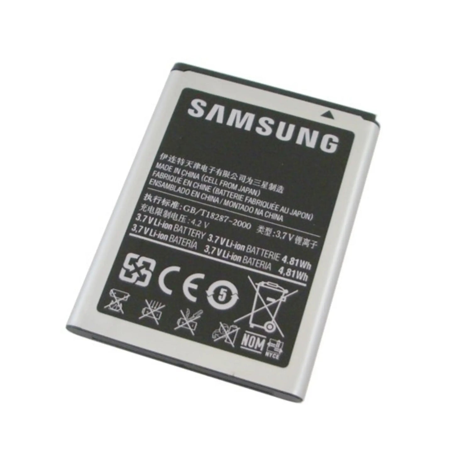 Auf diesem Produktbild wird der Samsung Akku AB043446BEC Li-Ion 3.7 Volt 900 mAh abgebildet