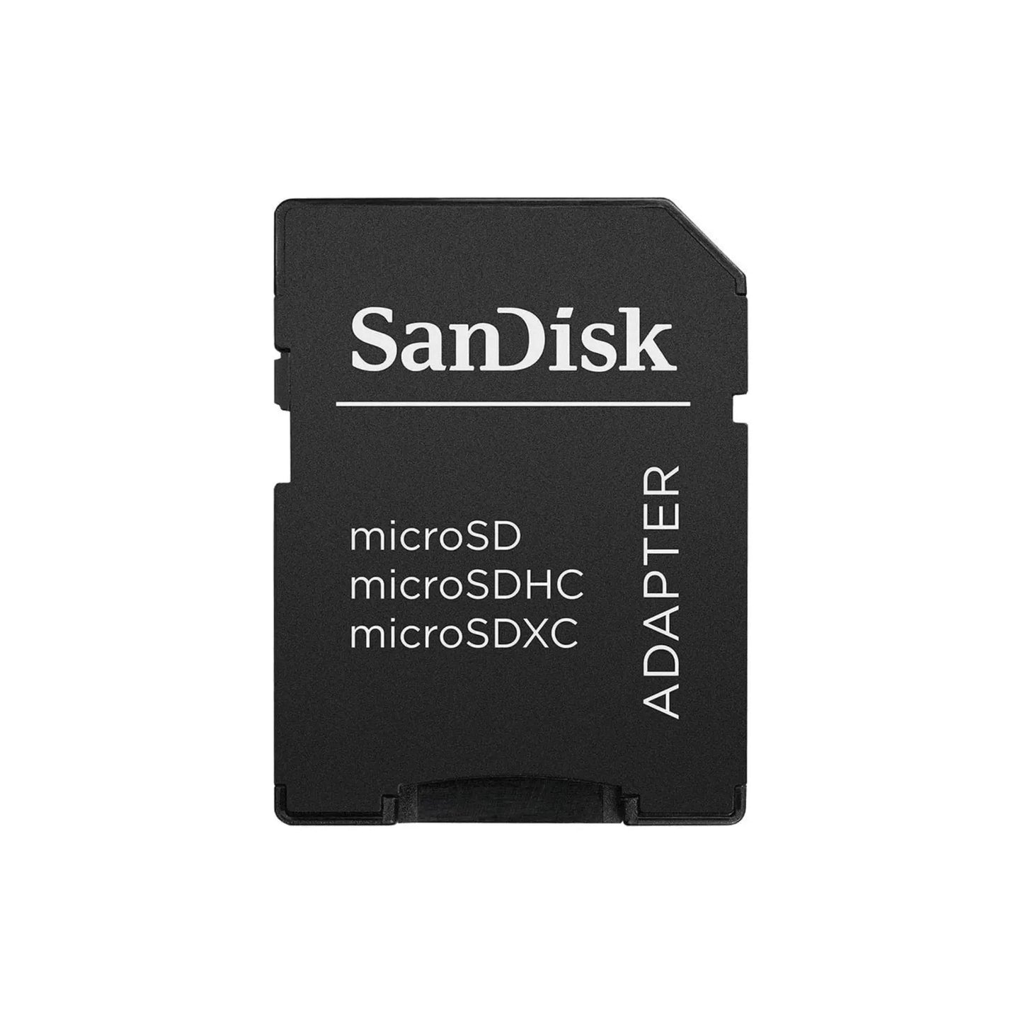 Das Bild zeigt den SanDisk MicroSD Adapter.
