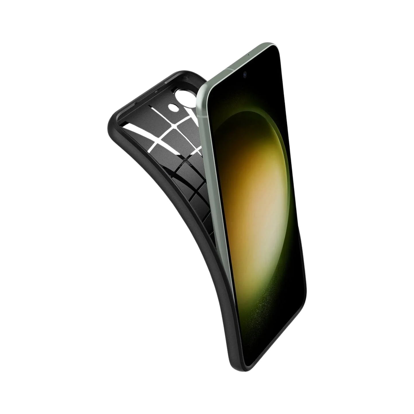 Spigen Core Armor, matte black - Für Samsung Galaxy S23
