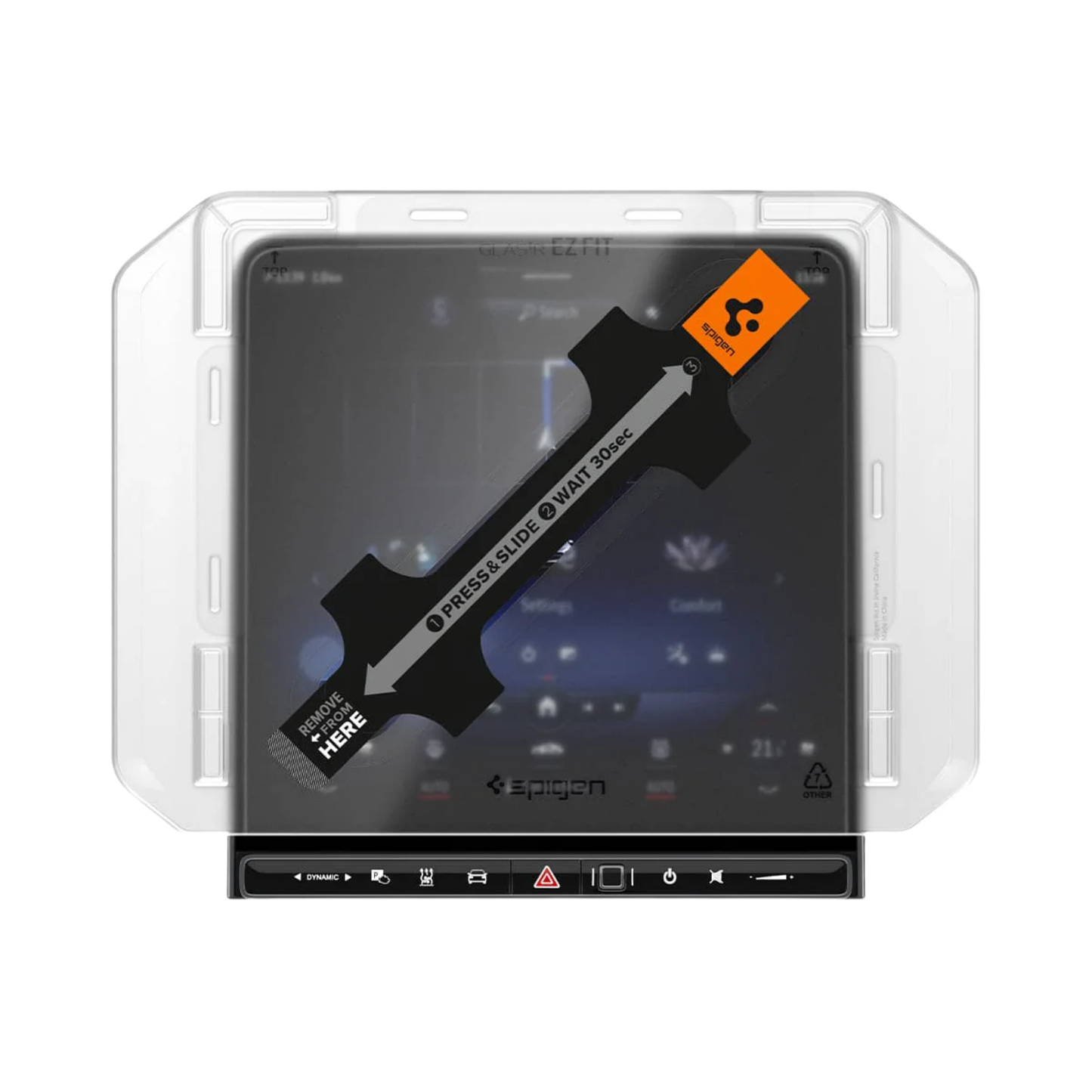 Spigen Für Mercedes Benz Glass tR EZ Fit Crystal Clear Screen Protector 2 Pack - E-Class 2021/2020
